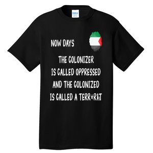 Free Palestine Support Middle East Peace Tall T-Shirt