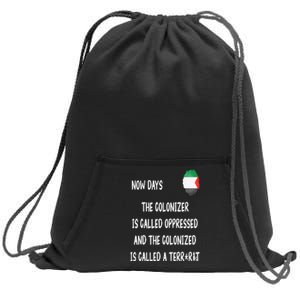 Free Palestine Support Middle East Peace Sweatshirt Cinch Pack Bag