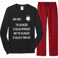 Free Palestine Support Middle East Peace Long Sleeve Pajama Set