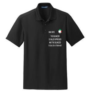 Free Palestine Support Middle East Peace Dry Zone Grid Polo