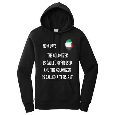 Free Palestine Support Middle East Peace Women's Pullover Hoodie