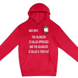 Free Palestine Support Middle East Peace Premium Pullover Hoodie