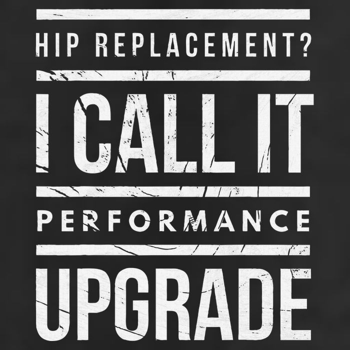 Funny Post Surgery Gag Gifts Get Well Soon Hip Replacement 7 Panel Mesh Trucker Snapback Hat