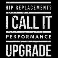 Funny Post Surgery Gag Gifts Get Well Soon Hip Replacement Button