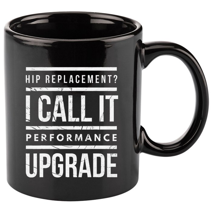 Funny Post Surgery Gag Gifts Get Well Soon Hip Replacement 11oz C Handle Ceramic Mug