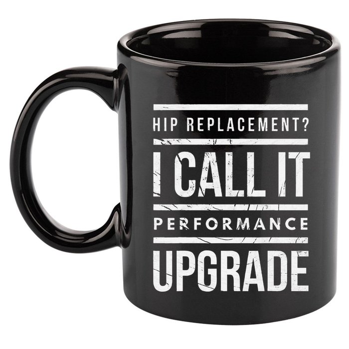 Funny Post Surgery Gag Gifts Get Well Soon Hip Replacement 11oz C Handle Ceramic Mug