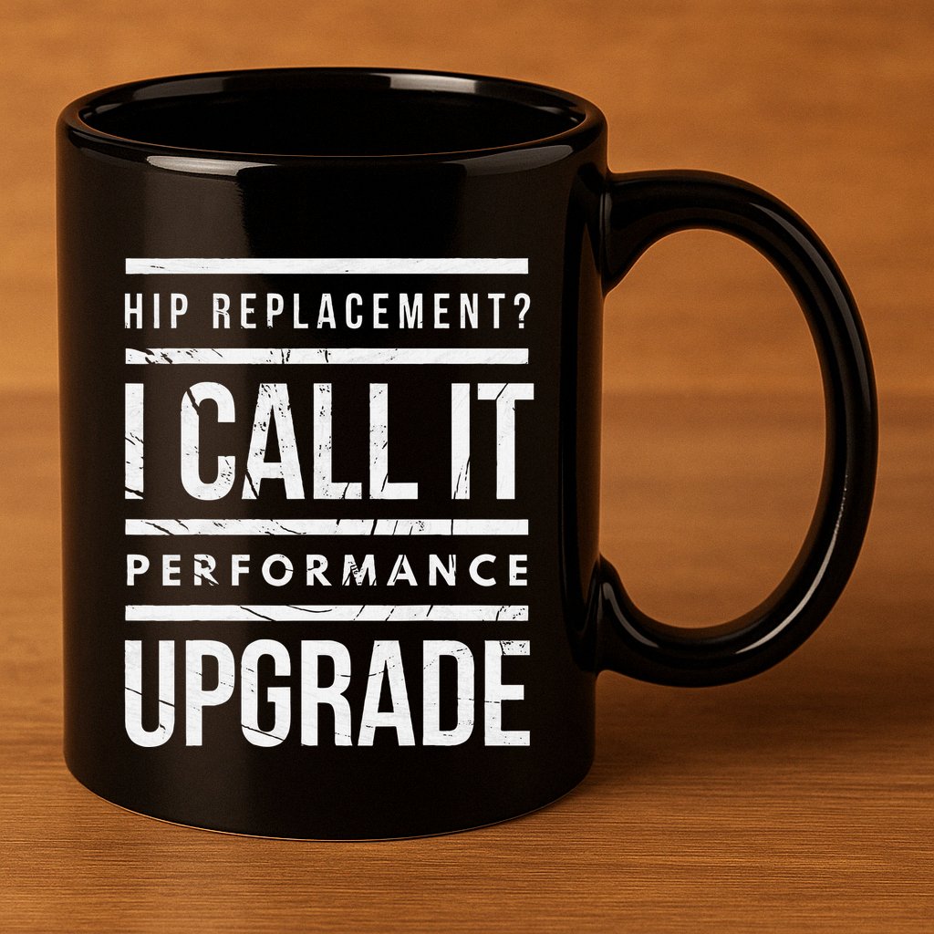 Funny Post Surgery Gag Gifts Get Well Soon Hip Replacement 11oz C Handle Ceramic Mug