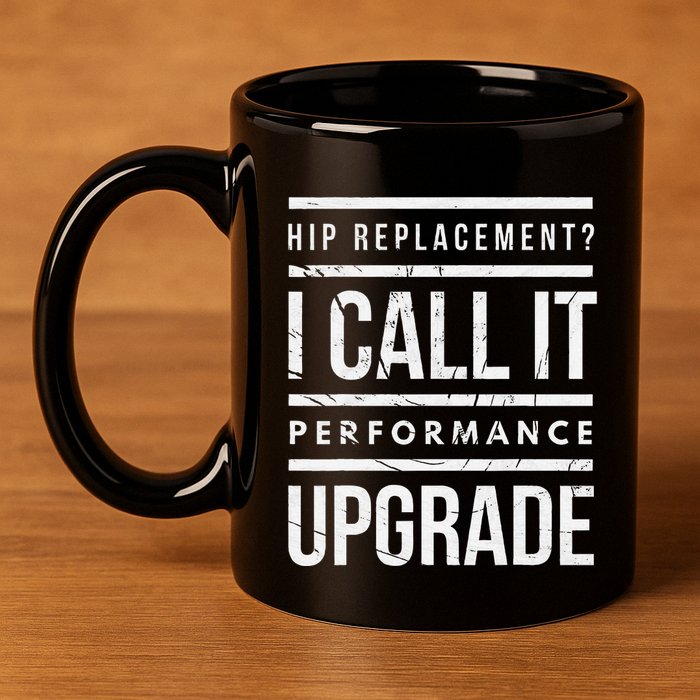 Funny Post Surgery Gag Gifts Get Well Soon Hip Replacement 11oz C Handle Ceramic Mug