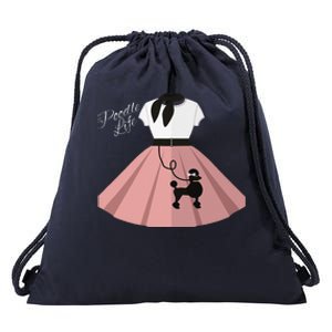 Funny Poodle Skirt Costume Halloween Party Outfit Top Drawstring Bag