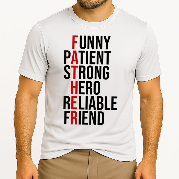 Father Patient Strong Hero Definition Dad Gift Performance Shirt