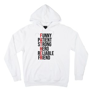 Father Patient Strong Hero Definition Dad Gift Hoodie