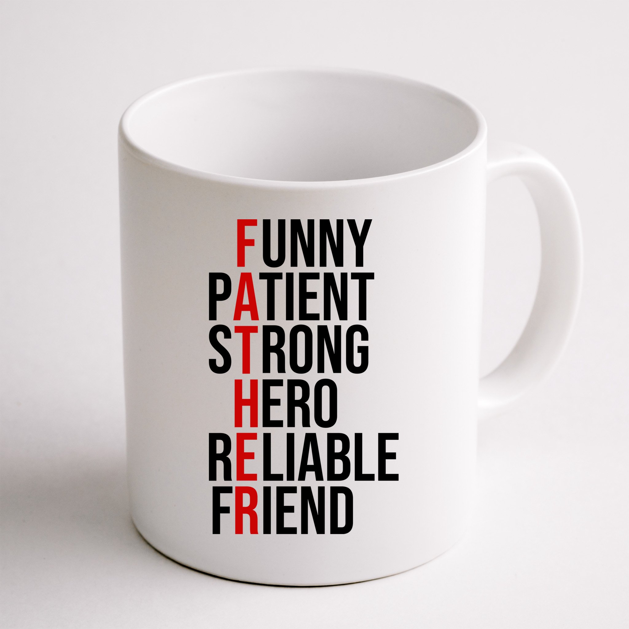Father Patient Strong Hero Definition Dad Gift Mug