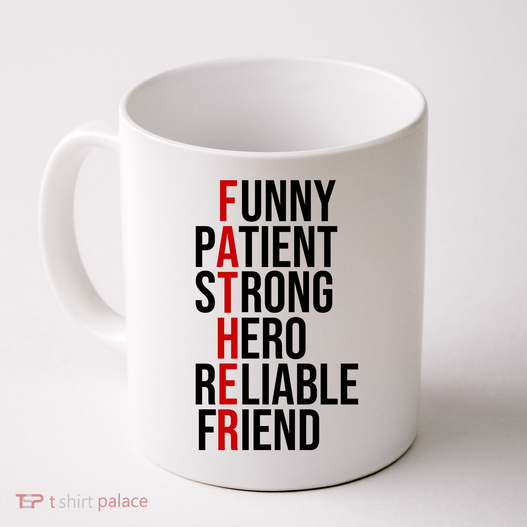 Father Patient Strong Hero Definition Dad Gift Mug
