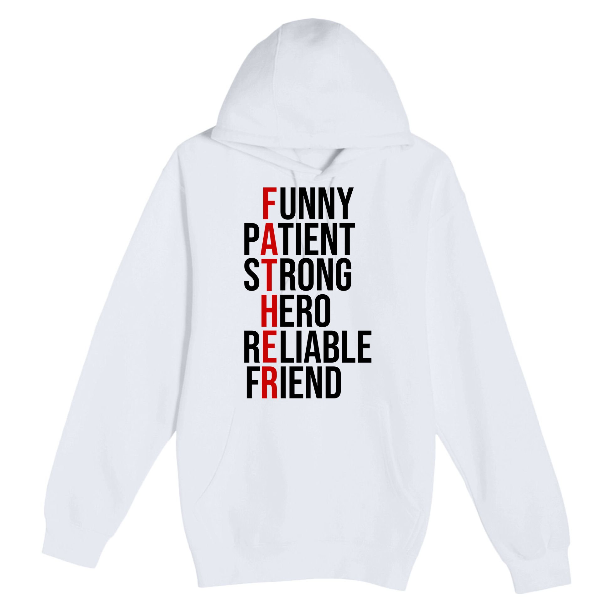 Father Patient Strong Hero Definition Dad Gift Premium Pullover Hoodie