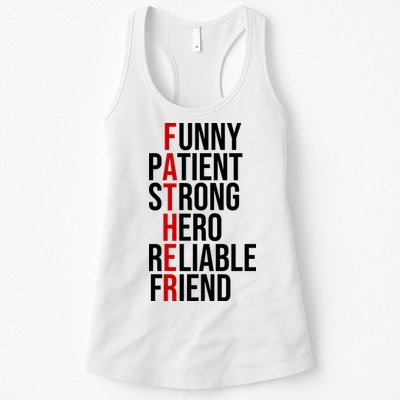 Father Patient Strong Hero Definition Dad Gift Womens Tank Top