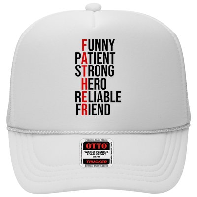 Father Patient Strong Hero Definition Dad Gift Trucker Hat