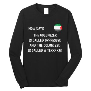 Free Palestine Support Middle East Peace Long Sleeve Shirt