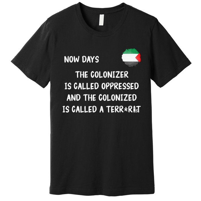 Free Palestine Support Middle East Peace Premium T-Shirt