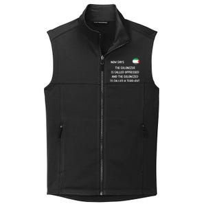 Free Palestine Support Middle East Peace Collective Smooth Fleece Vest