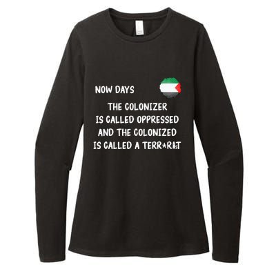 Free Palestine: Support Middle East Peace Womens CVC Long Sleeve Shirt