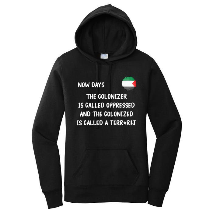 Free Palestine: Support Middle East Peace Women's Pullover Hoodie