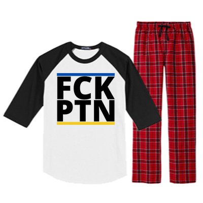 Fck PTN Support Ukraine Raglan Sleeve Pajama Set