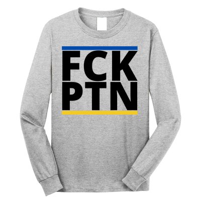 Fck PTN Support Ukraine Long Sleeve Shirt