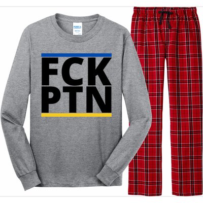 Fck PTN Support Ukraine Long Sleeve Pajama Set