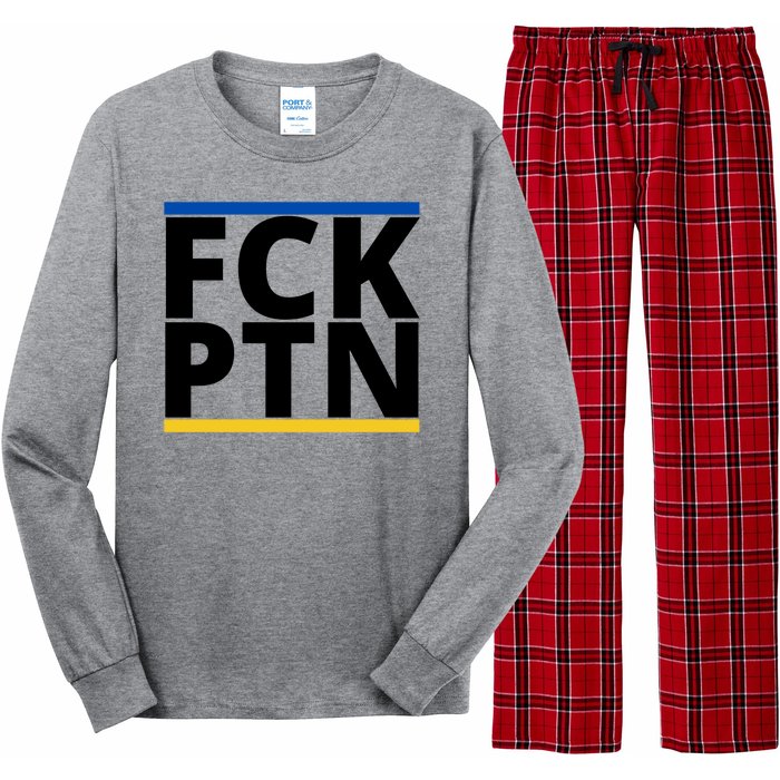 Fck PTN Support Ukraine Long Sleeve Pajama Set