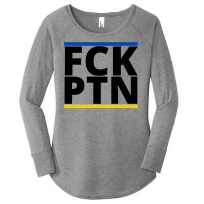 Fck PTN Support Ukraine Women's Perfect Tri Tunic Long Sleeve Shirt