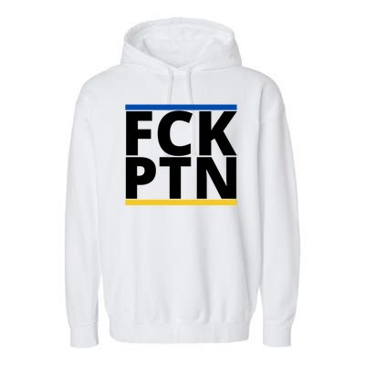 Fck PTN Support Ukraine Garment-Dyed Fleece Hoodie