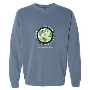 Fun Pickleball Shirt, Eat Sleep Pickleball, Pickleball For Life Garment-Dyed Sweatshirt