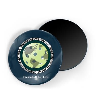 Fun Pickleball Shirt, Eat Sleep Pickleball, Pickleball For Life Magnet