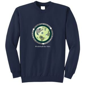 Fun Pickleball Shirt, Eat Sleep Pickleball, Pickleball For Life Tall Sweatshirt