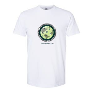 Fun Pickleball Shirt, Eat Sleep Pickleball, Pickleball For Life Softstyle CVC T-Shirt