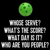 Funny Pickleball Shirt Whose Serve League Pickleball Team TShirt 16 in Basic Backpack