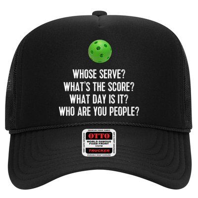 Funny Pickleball Shirt Whose Serve League Pickleball Team TShirt Trucker Hat