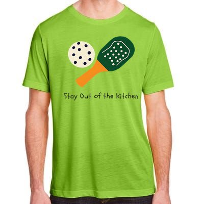 Funny Pickleball Stay Out Of The Kitchen Adult ChromaSoft Performance T-Shirt