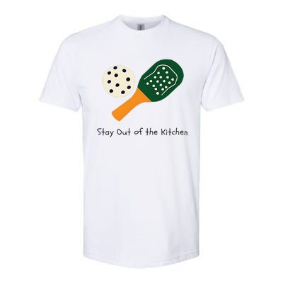 Funny Pickleball Stay Out Of The Kitchen Softstyle CVC T-Shirt