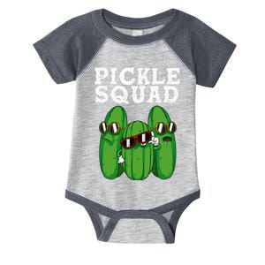 Funny Pickle Squad Novelty Gift Big Dill Gang Lover Infant Baby Jersey Bodysuit