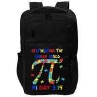 Funny Pi Symbol Design for Autism Awareness - Pi Day Autism Impact Tech Backpack