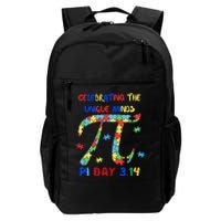 Funny Pi Symbol Design for Autism Awareness - Pi Day Autism Daily Commute Backpack