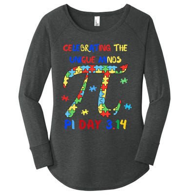 Funny Pi Symbol Design for Autism Awareness - Pi Day Autism Women's Perfect Tri Tunic Long Sleeve Shirt