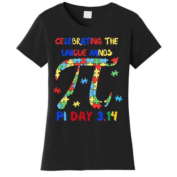 Funny Pi Symbol Design for Autism Awareness - Pi Day Autism Women's T-Shirt