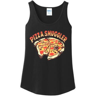 Funny Pizza Smuggler Gift For Pizza Lovers Ladies Essential Tank