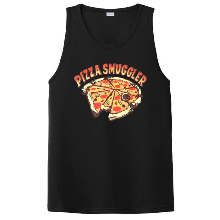 Funny Pizza Smuggler Gift For Pizza Lovers PosiCharge Competitor Tank