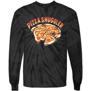 Funny Pizza Smuggler Gift For Pizza Lovers Tie-Dye Long Sleeve Shirt