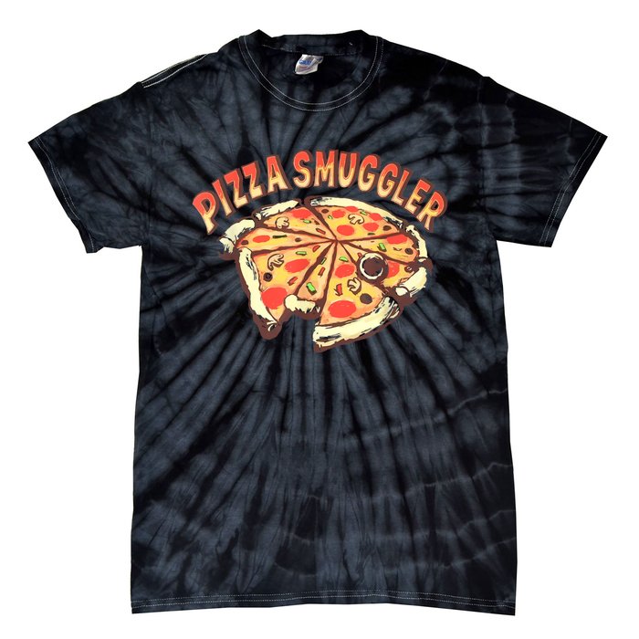 Funny Pizza Smuggler Gift For Pizza Lovers Tie-Dye T-Shirt