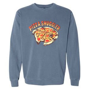 Funny Pizza Smuggler Gift For Pizza Lovers Garment-Dyed Sweatshirt