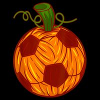 Funny Pumpkin Soccer Ball Halloween Impact Tech Backpack
